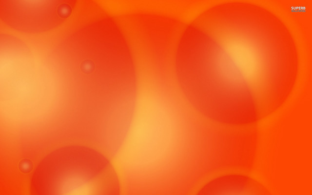Orange circles red background white free wallpaper - medium preview image