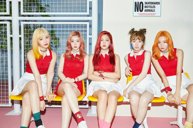 Girls bench red dresses socks free wallpaper - medium preview image
