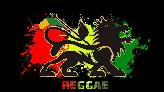 Lion flag reggae red image free wallpaper - medium preview image