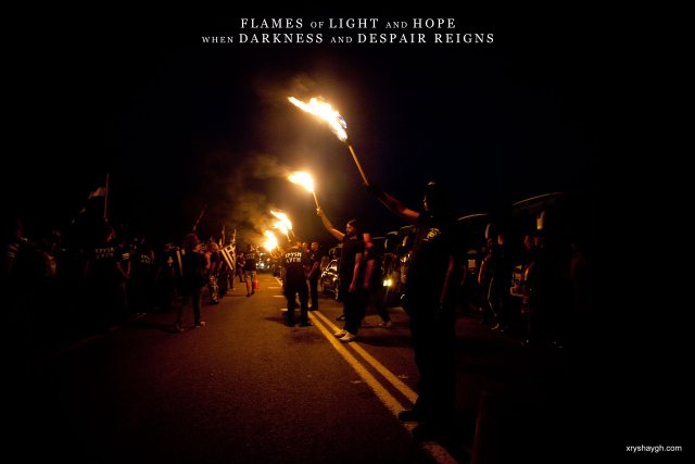 Torches dark flames light hope free wallpaper - medium preview image