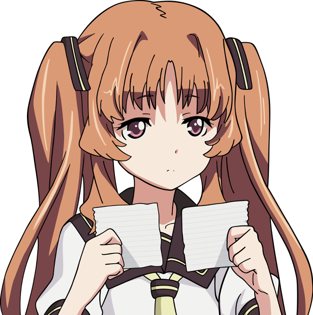 Girl long hair holding paper free wallpaper - medium preview image
