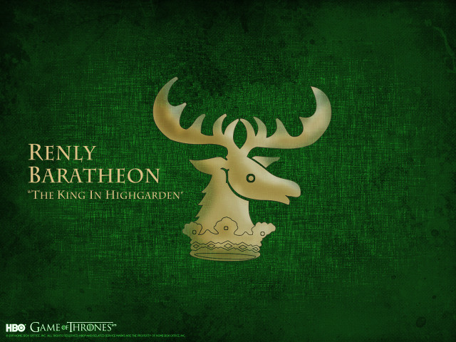 Green background gold stag head free wallpaper - medium preview image
