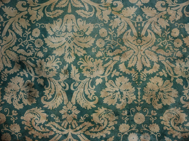 Green gold wallpaper floral design #2 free wallpaper - medium preview image