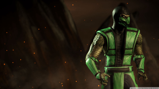 Man green suit yellow light free wallpaper - medium preview image