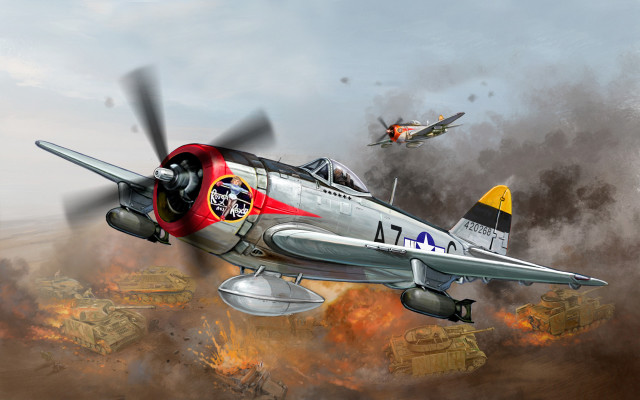 Fighter jet tanks smoke air free wallpaper - medium preview image