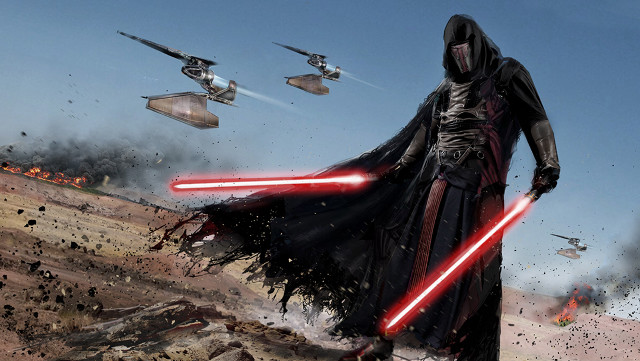 Star wars dark robe lightsabers free wallpaper - medium preview image