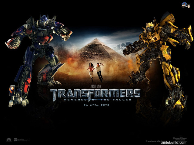 Couple pyramid giant robot woman free wallpaper - medium preview image