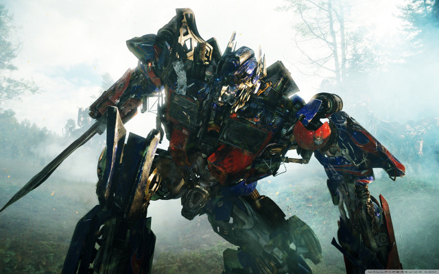 Giant robot grass sword forest free wallpaper - medium preview image