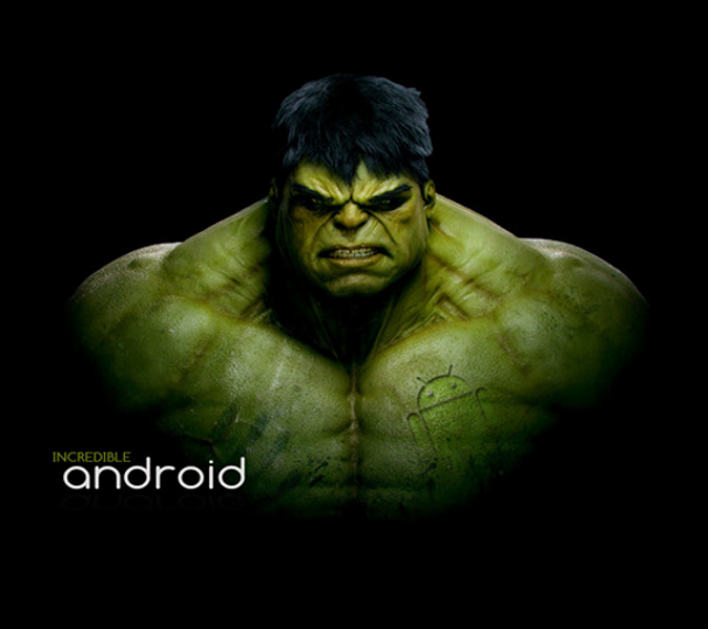 Man green face black background free wallpaper - medium preview image