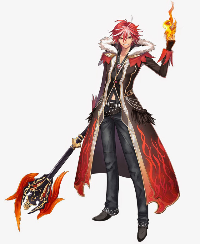 Fire sword flame wand eizan free wallpaper - medium preview image