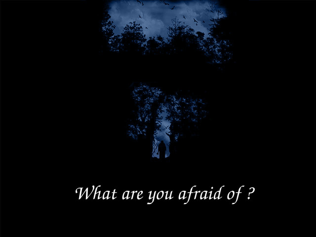Black white photo quote afraid free wallpaper - medium preview image