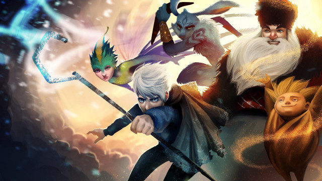 Animated characters cloud sky glowing free wallpaper - medium preview image