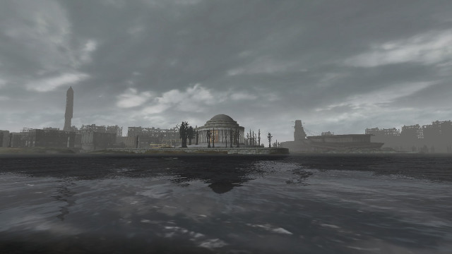 Large building water city skyline free wallpaper - medium preview image