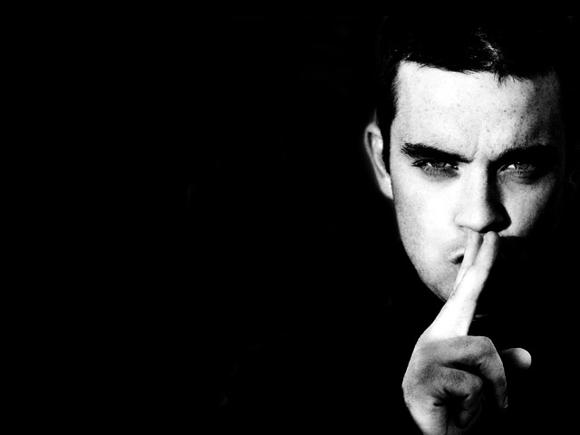 Man finger nose black background free wallpaper - medium preview image