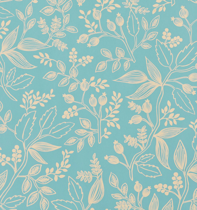 Blue white wallpaper flower pattern free wallpaper - medium preview image