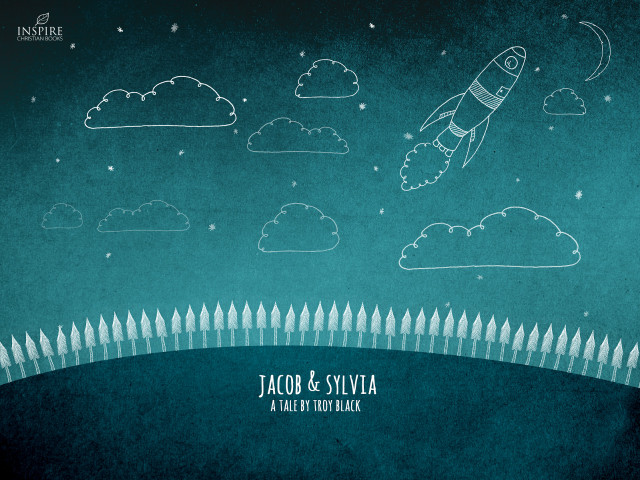 Rocket flying sky clouds stars free wallpaper - medium preview image