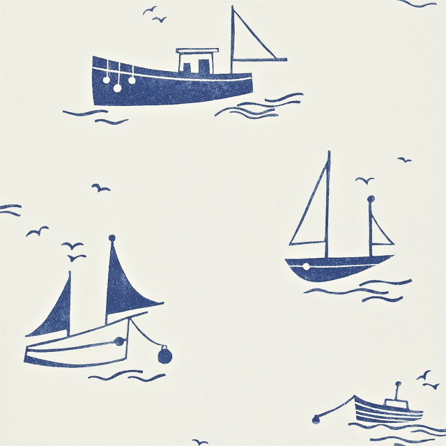 Boat side birds flying sky free wallpaper - medium preview image