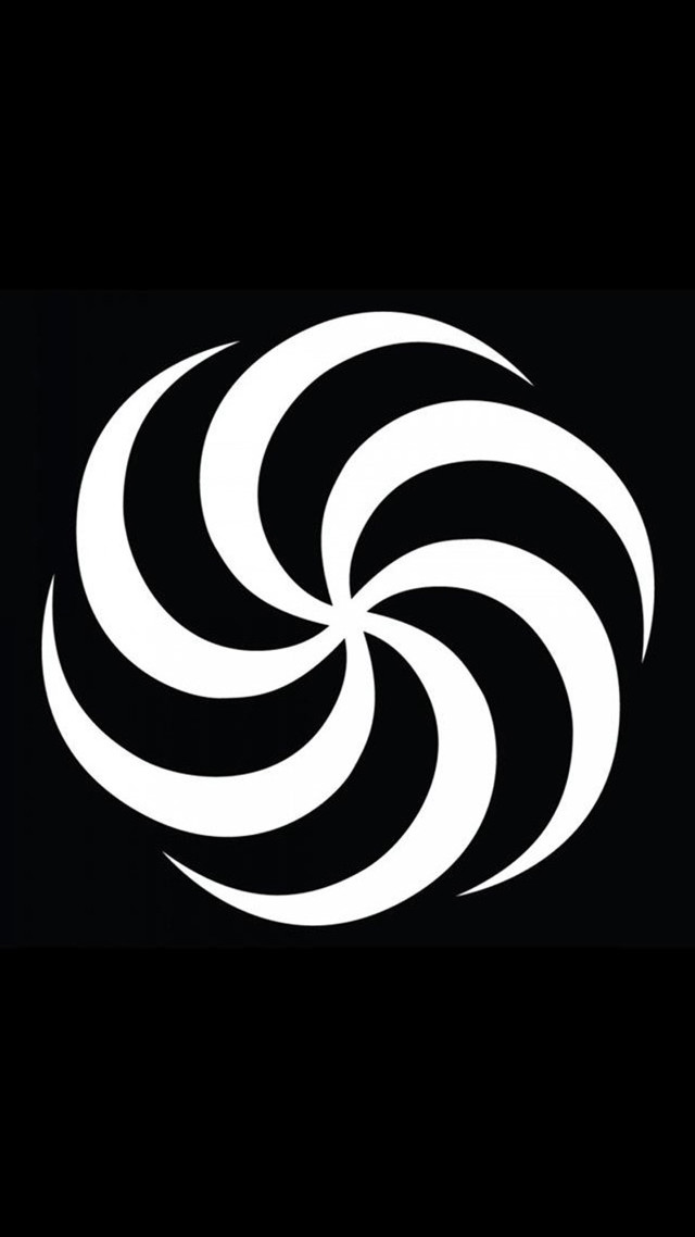 Black white photo circular object #3 free wallpaper - medium preview image