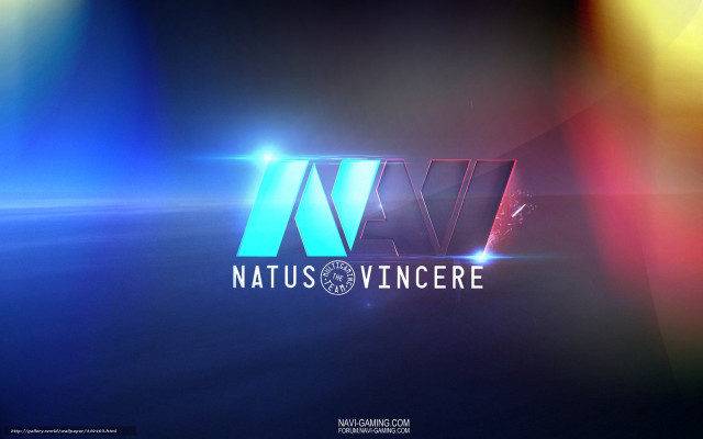 Natus vincere logo dark background free wallpaper - medium preview image
