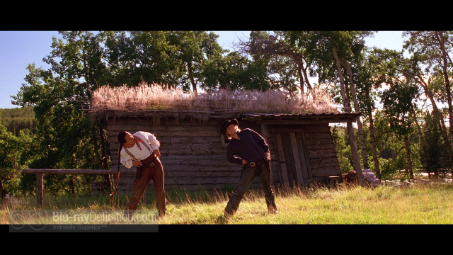 Man woman field shack fence free wallpaper - medium preview image