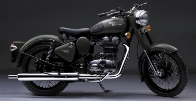 Green motorcycle david budd photorealism free wallpaper - medium preview image