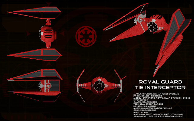 Red paper tie fighter model free wallpaper - medium preview image
