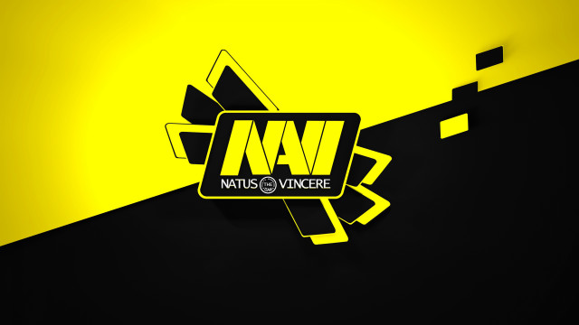Yellow black logo background pattern free wallpaper - medium preview image