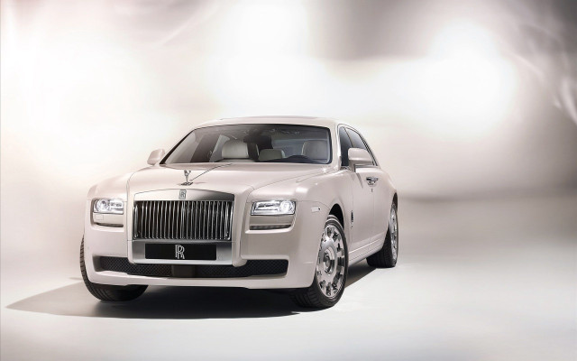 White rolls royce studio light #2 free wallpaper - medium preview image