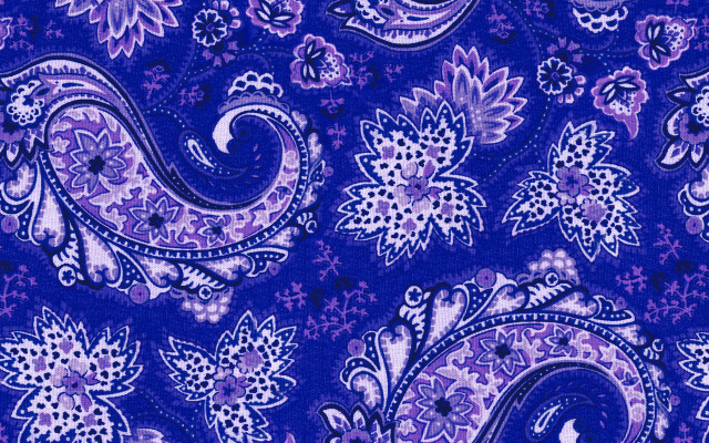 Purple blue paisley print fabric free wallpaper - medium preview image