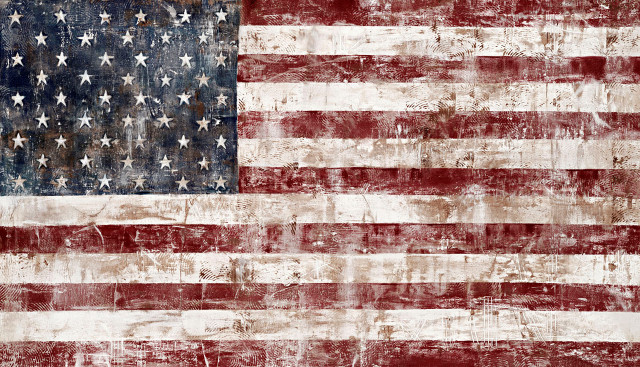 Grungy american flag faded background free wallpaper - medium preview image