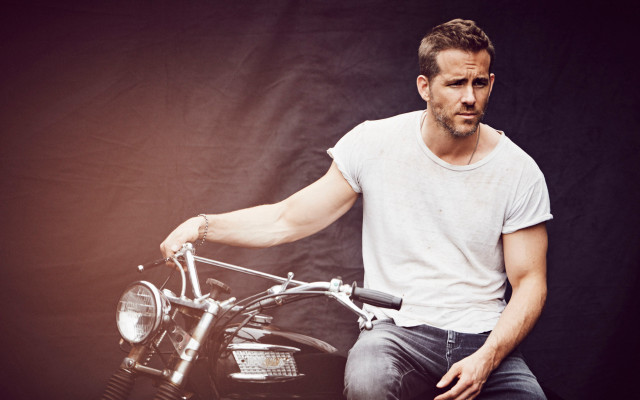 Man motorcycle black background sitting free wallpaper - medium preview image