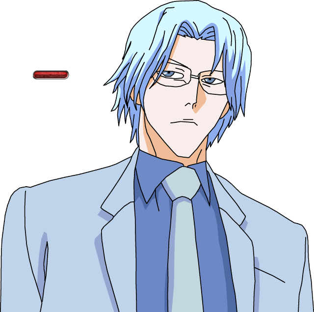Eizan kikukawa blue hair suit free wallpaper - medium preview image