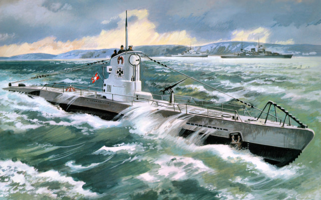 Boat water ship background distant free wallpaper - medium preview image