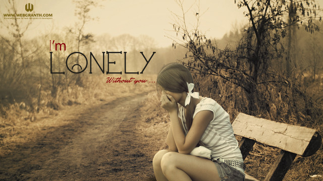 Woman bench dirt road message #2 free wallpaper - medium preview image