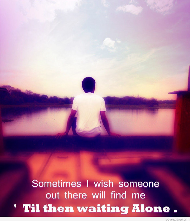 Man lake quote romanticism sunset free wallpaper - medium preview image