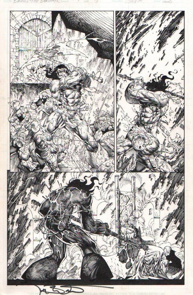 Cowboy man gun comic strip free wallpaper - medium preview image