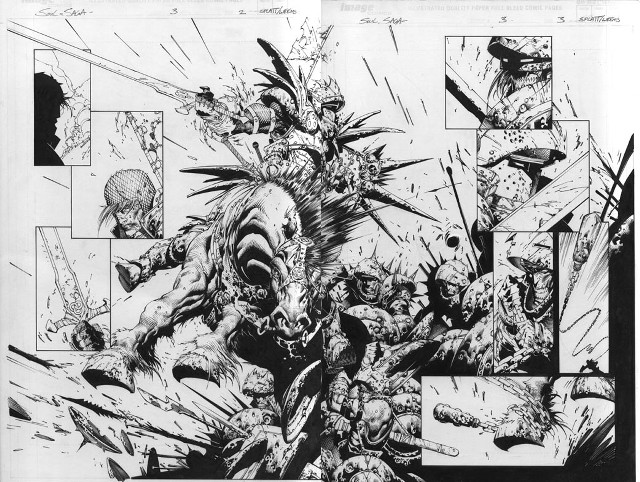 Comic page characters background strip free wallpaper - medium preview image