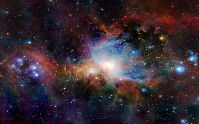 Large star cluster bright blue #7 free wallpaper - medium preview image
