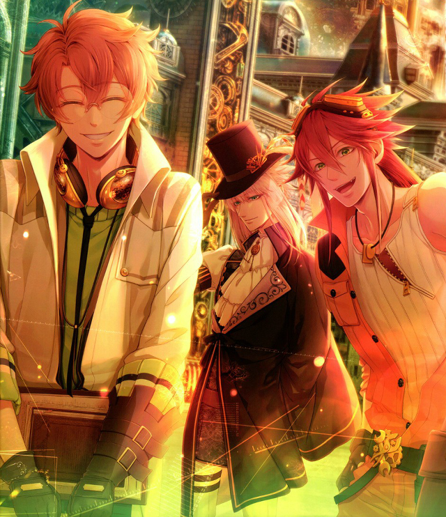 Clocktower group boys rayonism AiMitsu free wallpaper - medium preview image