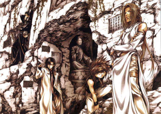 Cave group white dress ruins free wallpaper - medium preview image