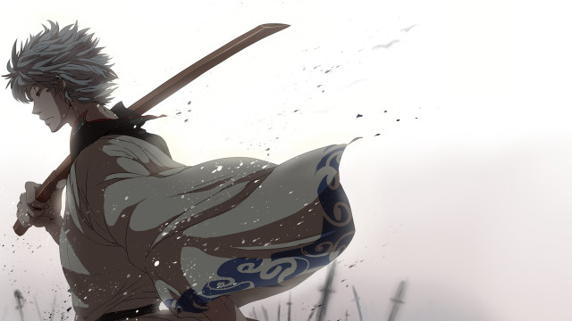 Man sword sky background heroic #2 free wallpaper - medium preview image