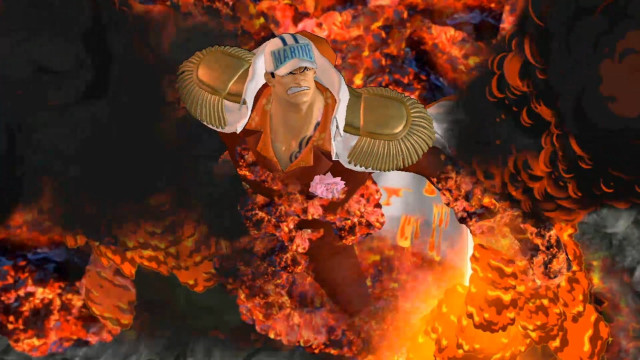 Egyptian god statue flames lava free wallpaper - medium preview image