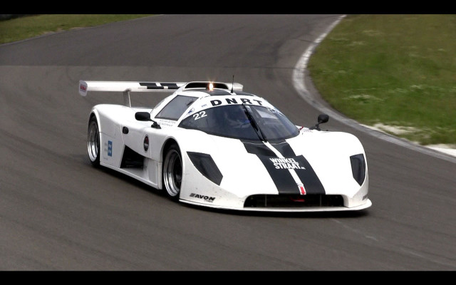 White race car track black free wallpaper - medium preview image