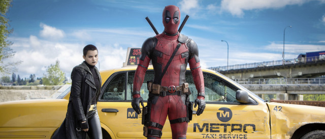Deadpool taxi scene antipodeans comic free wallpaper - medium preview image