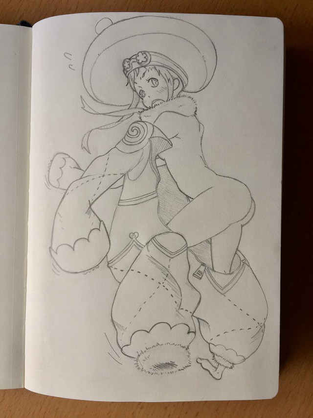Girl cowboy hat boots drawing free wallpaper - medium preview image
