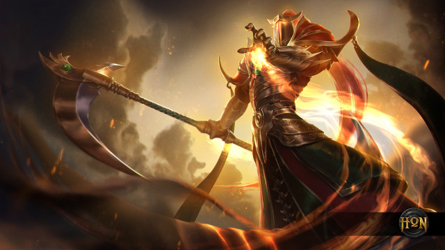 Woman sword in hand action free wallpaper - medium preview image