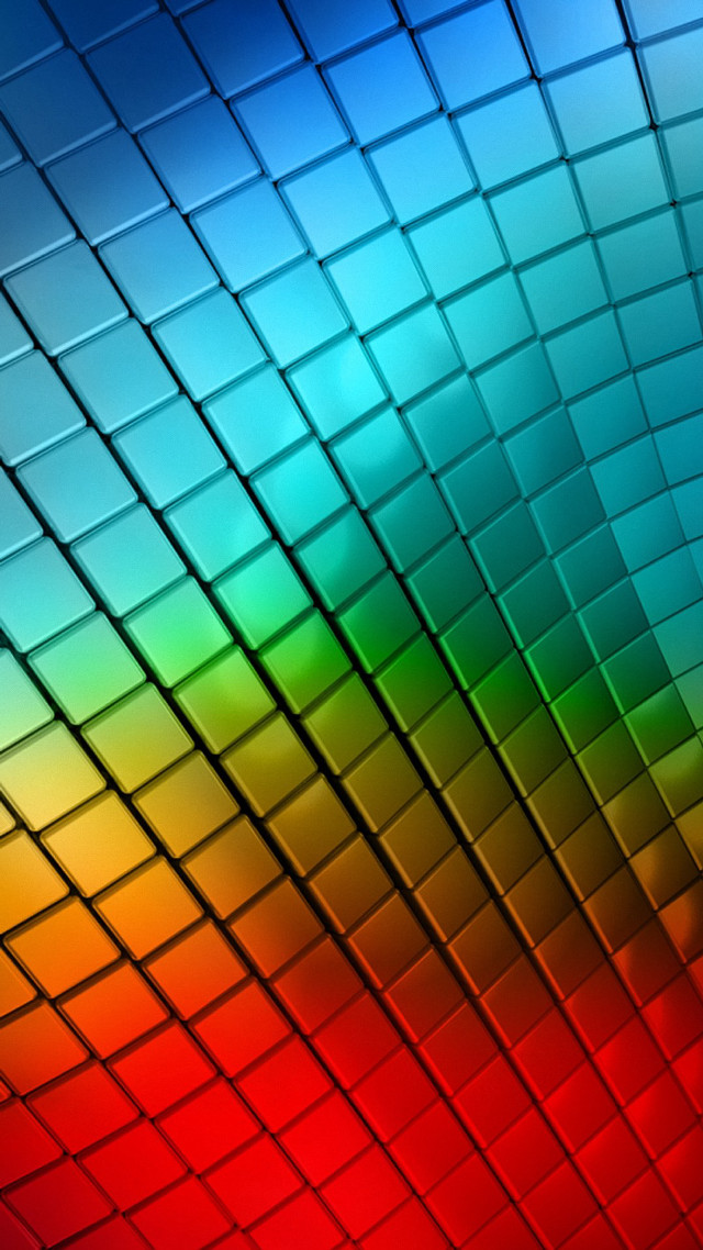 Colorful grid honeycomb brick poolside free wallpaper - medium preview image