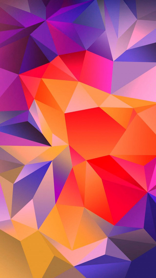 Colorful abstract background triangles red free wallpaper - medium preview image