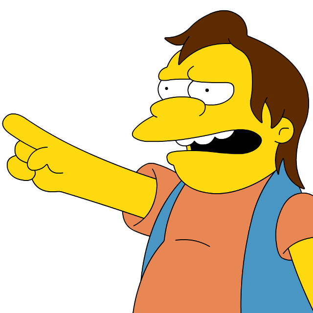 Cartoon character pointing mustache funny free wallpaper - medium preview image