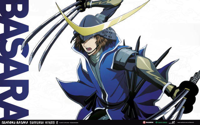 Man blue outfit sword yellow free wallpaper - medium preview image